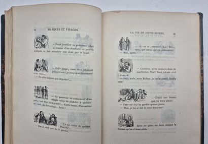 [CARICATURE]GAVARNI. Masques et visages.

Paris,...