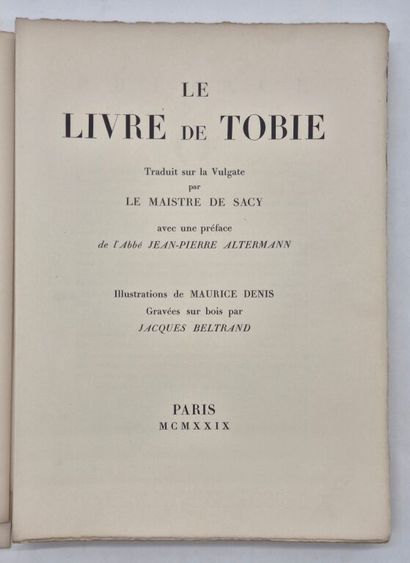 DENIS, Maurice et LE MAISTRE DE SACY. Le...