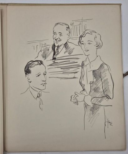 [CARICATURE] PAZZI. Hôtel Drouot 1934.

in-4...