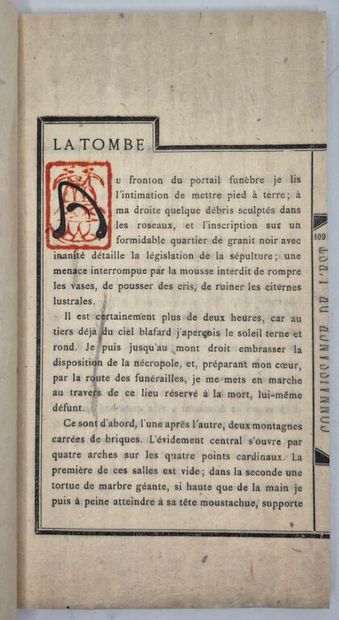 CLAUDEL, Paul. Connaissance de l'Est.

Elégante...