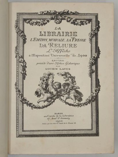 [PARIS - EXPOSITION UNIVERSELLE]. La Librairie,...