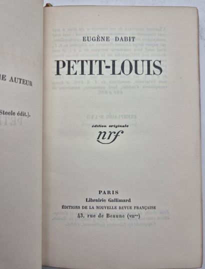 DABIT, Eugène. Petit-Louis - Villa Oasis.

Deux...
