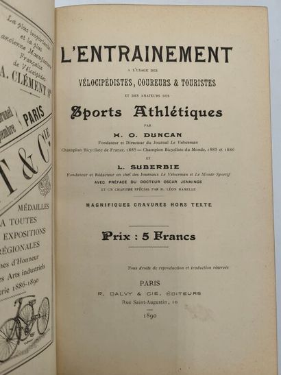 [CYCLISME]DUNCAN, Herbert et SUBERBIE, Louis....