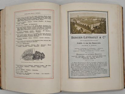 [PARIS - EXPOSITION UNIVERSELLE]. La Librairie,...