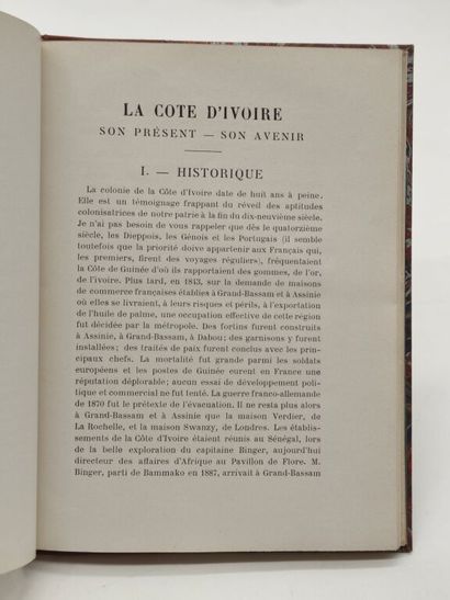 [CÔTE D'IVOIRE]. GAUBÉ, Claude. La Côte d'Ivoire....
