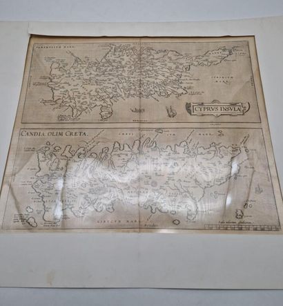 [CHYPRE - CRÈTE]. ORTELIUS, Abraham. Cyprus...