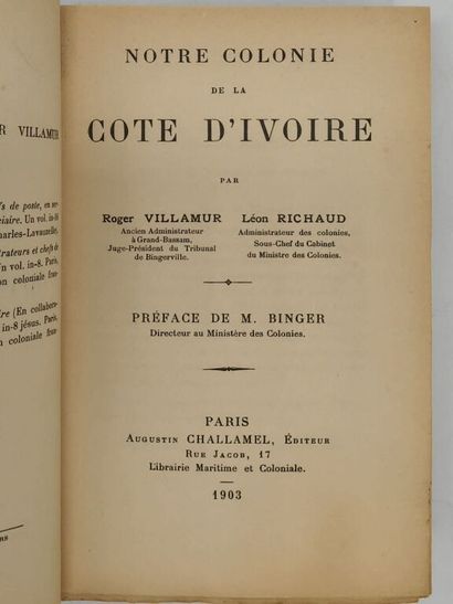 [CÔTE D'IVOIRE]JOSEPH, Gaston. La Côte d'ivoire....