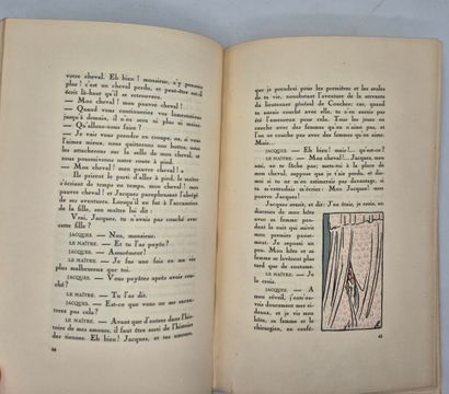DIDEROT, Denis et HÉMARD, Joseph. Jacques...