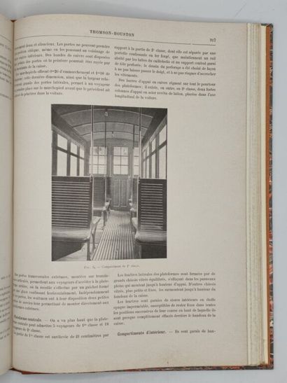 [CHEMINS DE FER - TRACTION]. Bulletin mensuel...