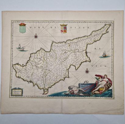 [CHYPRE]. JANSSON, Jan. Cyprus Insula.

S.l....