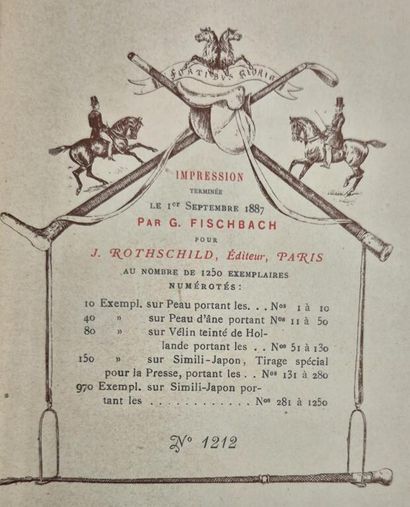 [EQUIDIA]VAUX, Charles Devaux dit le baron...