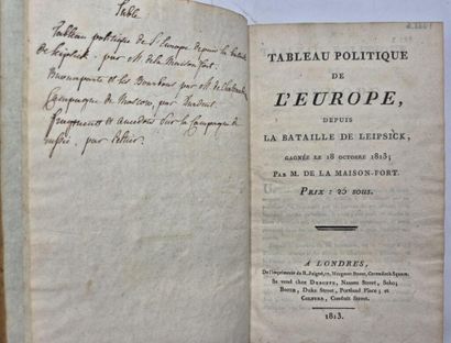[NAPOLEON]. Recueil de 4 pièces.

4 pièces...