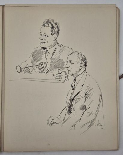 [CARICATURE] PAZZI. Hôtel Drouot 1934.

in-4...