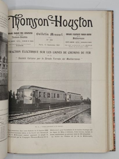 [CHEMINS DE FER - TRACTION]. Bulletin mensuel...