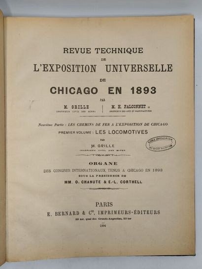 [CHEMINS DE FER]. Revue technique de l'exposition...