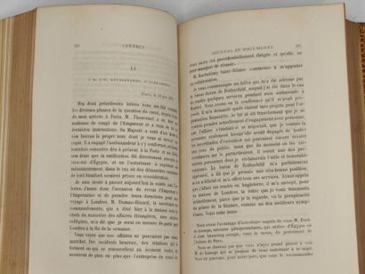 LESSEPS, Ferdinand de. Lettres, journal et...