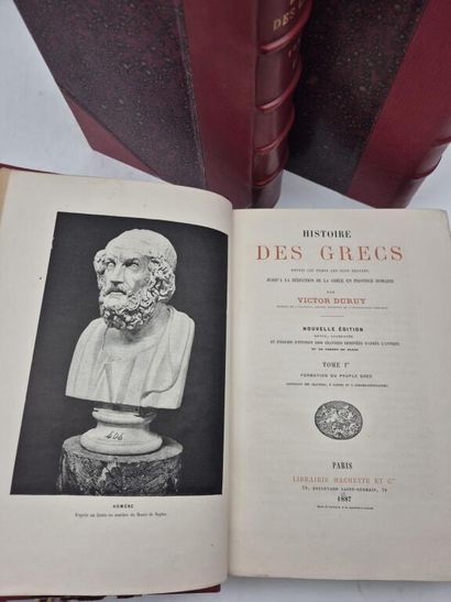 DURUY, Victor. Histoire des Grecs depuis...