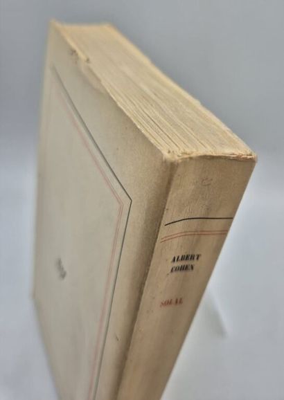 COHEN, Albert. Solal.

Paris, Gallimard,...
