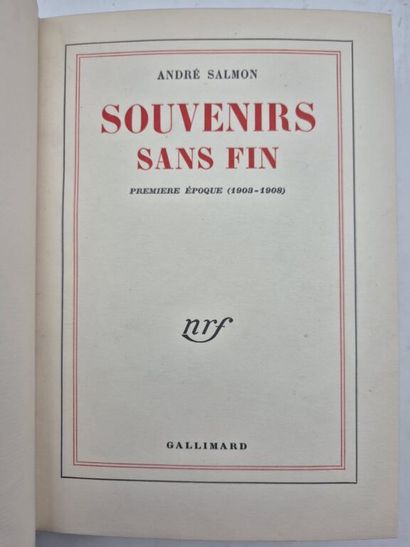 SALMON, André. Souvenirs sans fin.

Edition...