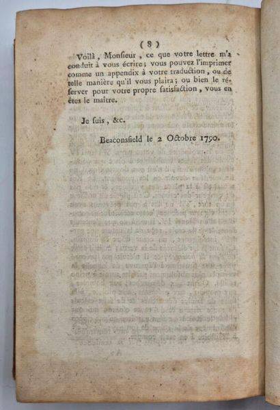 [REVOLUTION]BURKE, Edmund. Réflexions sur...