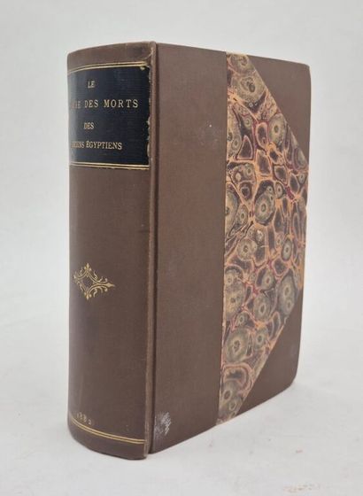 [EGYPTE] PIERRET, Paul. Le Livre des morts...