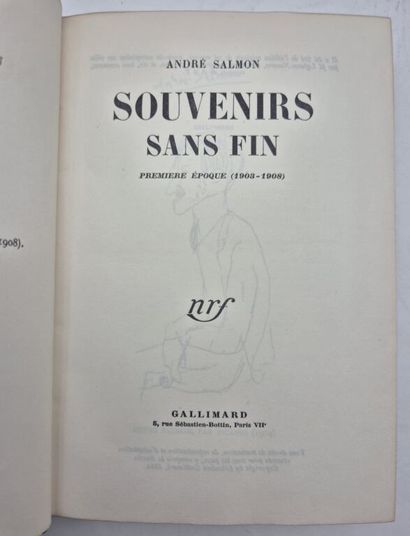 SALMON, André. Souvenirs sans fin.

Edition...