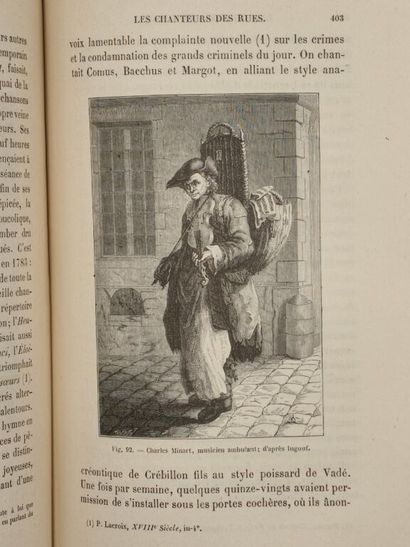[PARIS]FOURNEL, Victor. Les Rues du vieux...