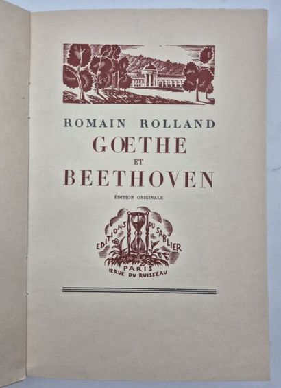 [MUSIQUE]ROLLAND, Romain. Goethe et Beethoven.

Excellent...