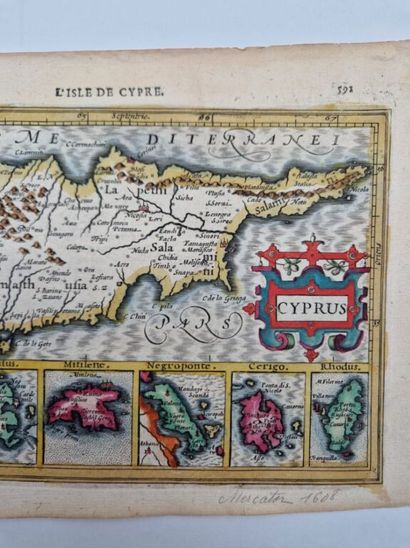 [CHYPRE]. Deux cartes du XVIIe siècle en...