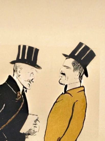 SEM, Georges Goursat dit. Lithographie en...
