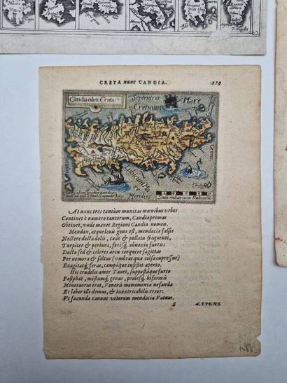[CHYPRE]. Réunion de cartes de la Renaissance...