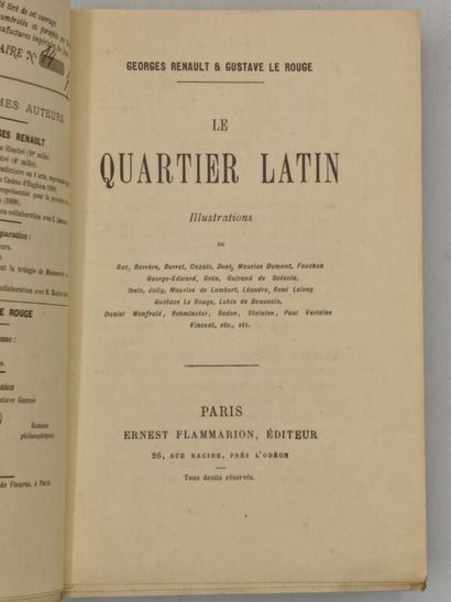 [PARIS] RENAULT, Georges et LE ROUGE, Gustave....