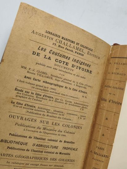 [CÔTE D'IVOIRE]JOSEPH, Gaston. La Côte d'ivoire....