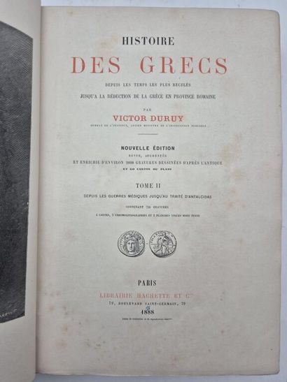 DURUY, Victor. Histoire des Grecs depuis...