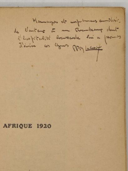 [CÔTE D'IVOIRE]LACROIX, Pierre-Marie. Afrique...