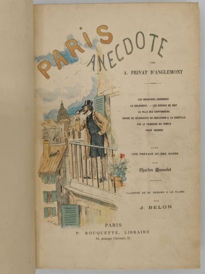 [PARIS]PRIVAT D'ANGLEMONT, Alexandre et BELON,...