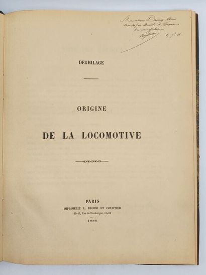 [CHEMINS DE FER] DEGHILAGE, Alexandre-Louis....