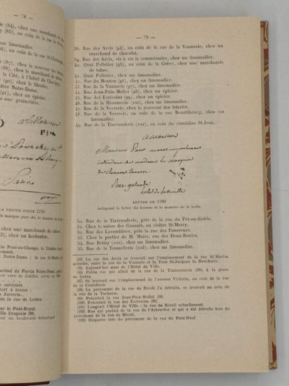 [PARIS]BRUNEL, Georges. La Poste à Paris...