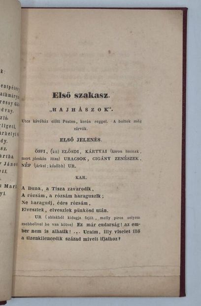 SZIGLIGETI, Ede. Zsidò [Juif]. Eredeti szinmü...