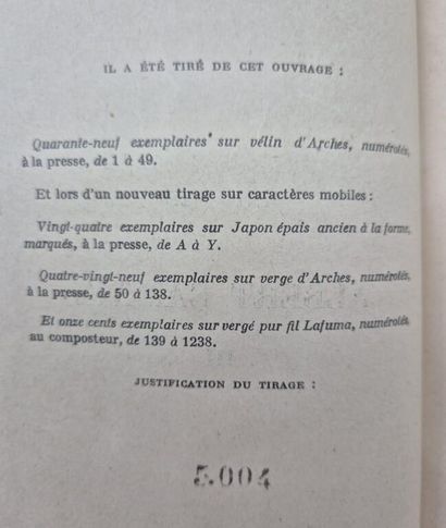 SAMAIN, Albert. Oeuvres I, II et III.

Paris,...