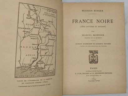 [CÔTE D'IVOIRE - SOUDAN]MONNIER, Marcel....