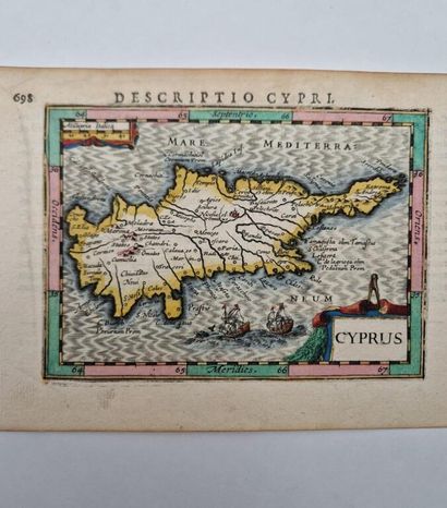 [CHYPRE]. Deux cartes du XVIIe siècle en...