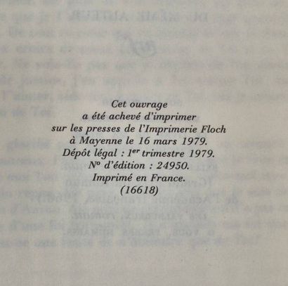 COHEN, Albert. Carnets. 1978.

Edition originale....