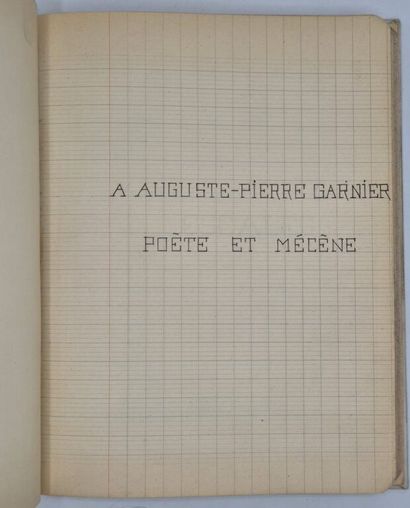REY, Maurice. Manuscrit recopié de ses parutions...