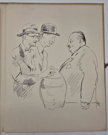 [CARICATURE] PAZZI. Hôtel Drouot 1934.

in-4...