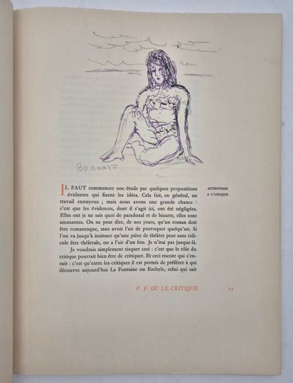 PAULHAN, Jean. F.F. ou le critique.

Paris,...