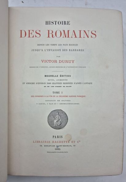 DURUY, Victor. Histoire des romains depuis...