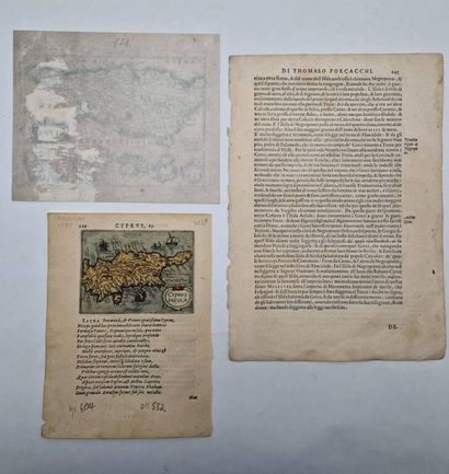 [CHYPRE]. Réunion de cartes de la Renaissance...