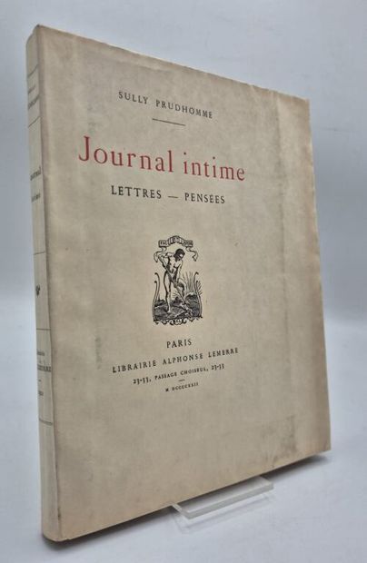 SULLY PRUDHOMME. Journal intime. Lettres...