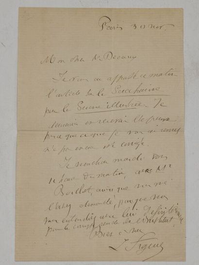 [CHEMINS DE FER]FIGUIER, Louis. Les Chemins...